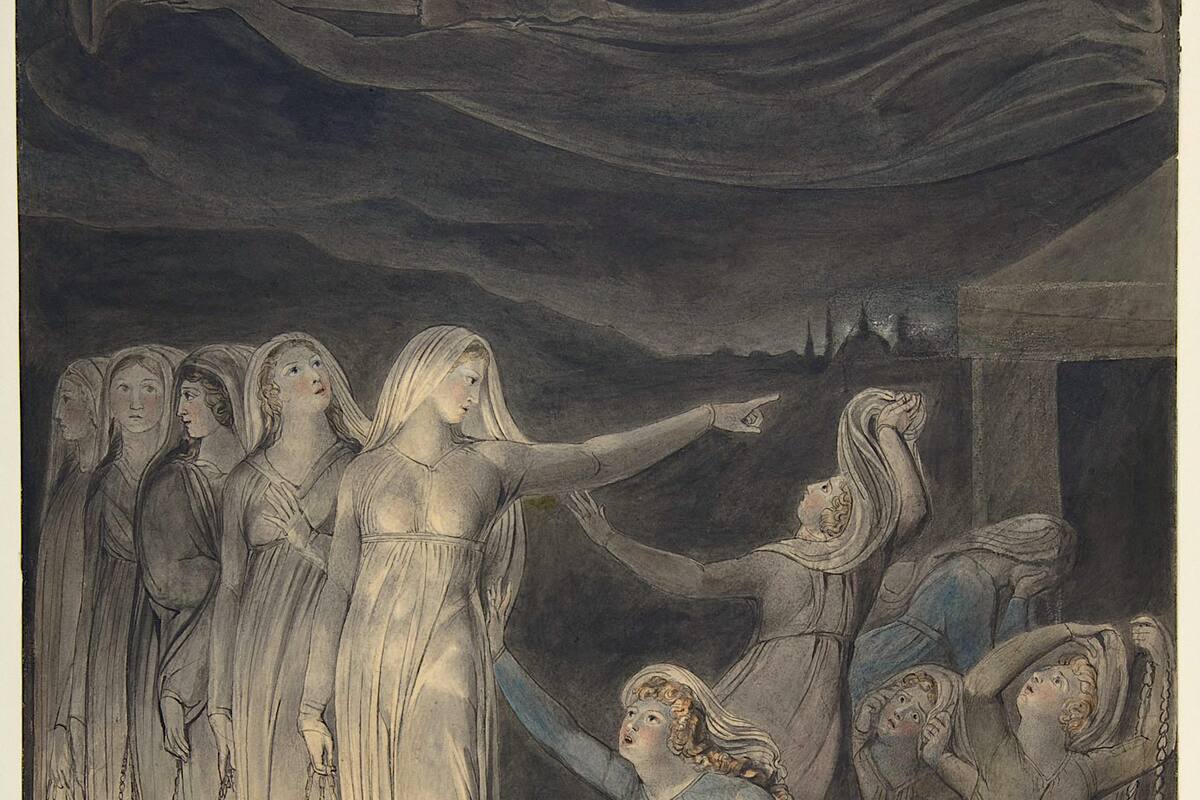 Las vírgenes prudentes y necias según Mateo y William Blake