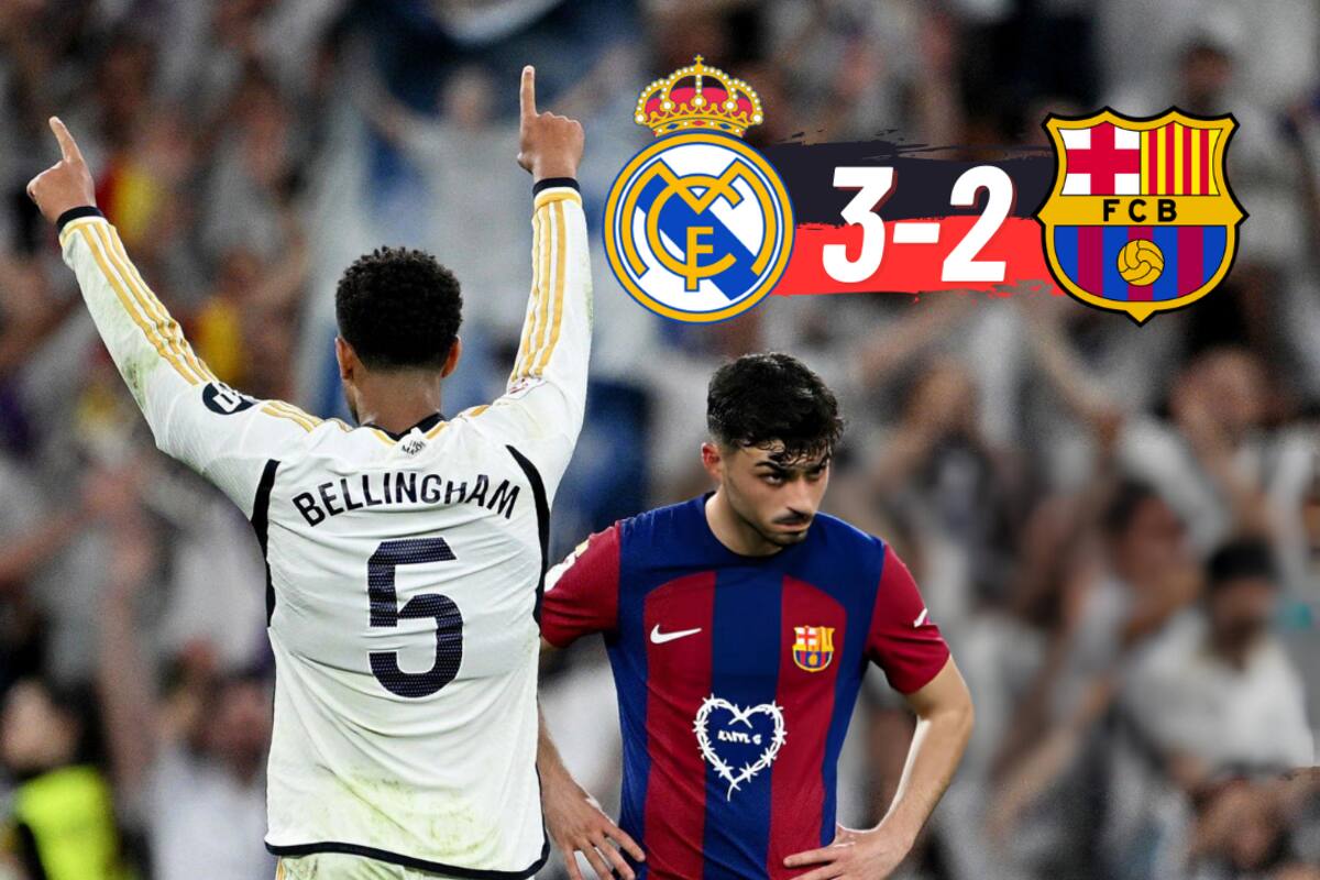 LaLiga: Real Madrid gana su cuarto ‘El Clásico’ consecutivo con gol de Bellingham en el 91′
