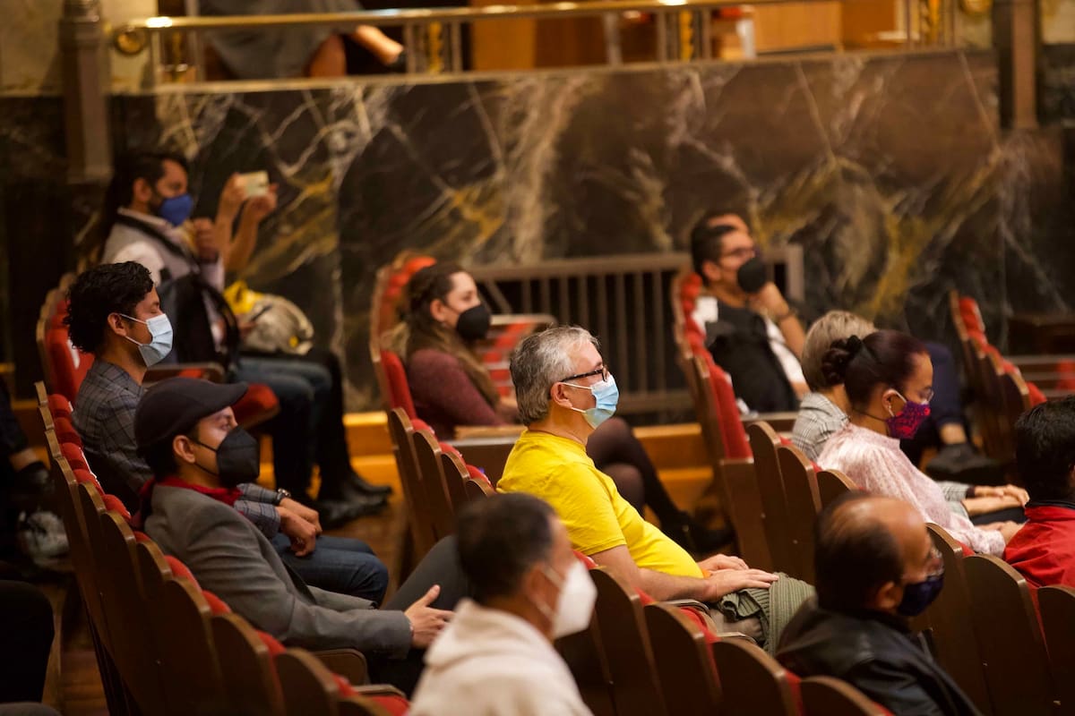 EUM20210521CUL09.JPG
CIUDAD DE MÉXICO. Culture/Cultura-Bellas Artes.- 21 de mayo de 2021. Aspectos de la reapertura de la sala principal del Palacio de Bellas Artes, con la presencia del ensamble solistas de Bellas Artes. Foto: Agencia EL UNIVERSAL/Germán Espinosa/EELG