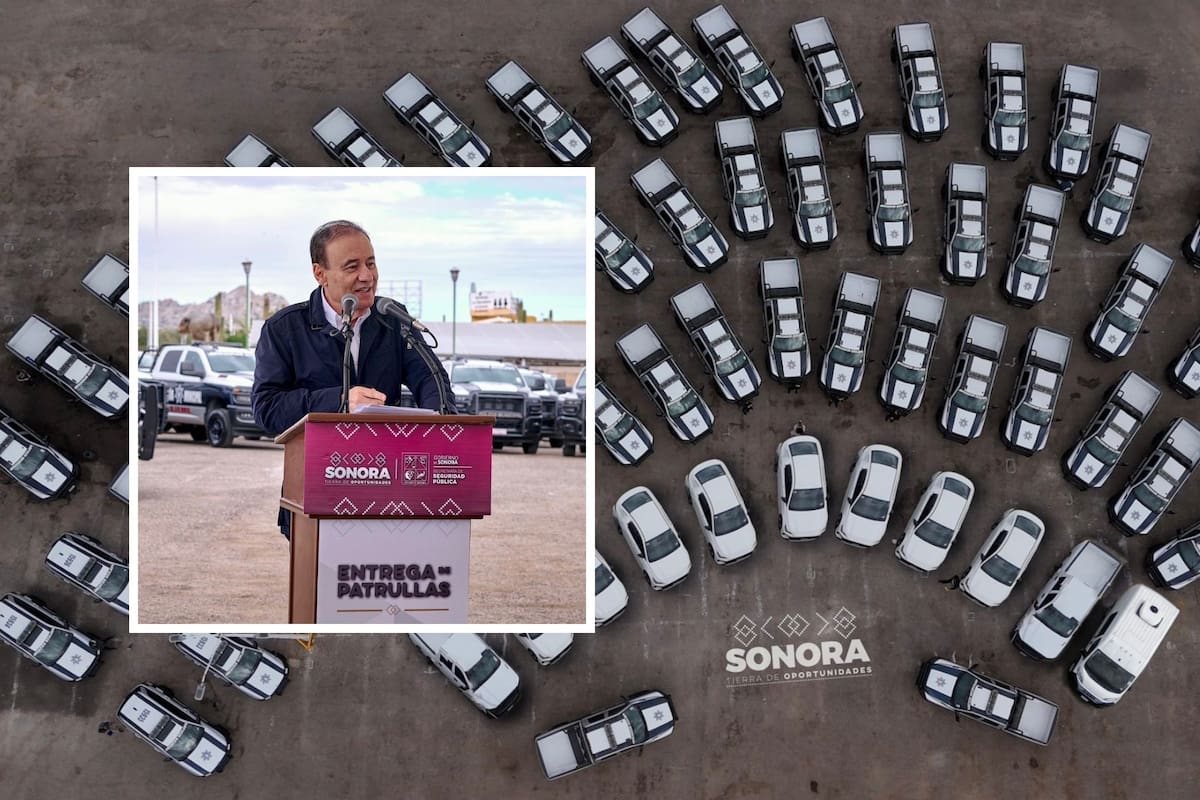 Sonora amplía su fuerza policial: patrullas nuevas que fueron entregadas a 21 municipios