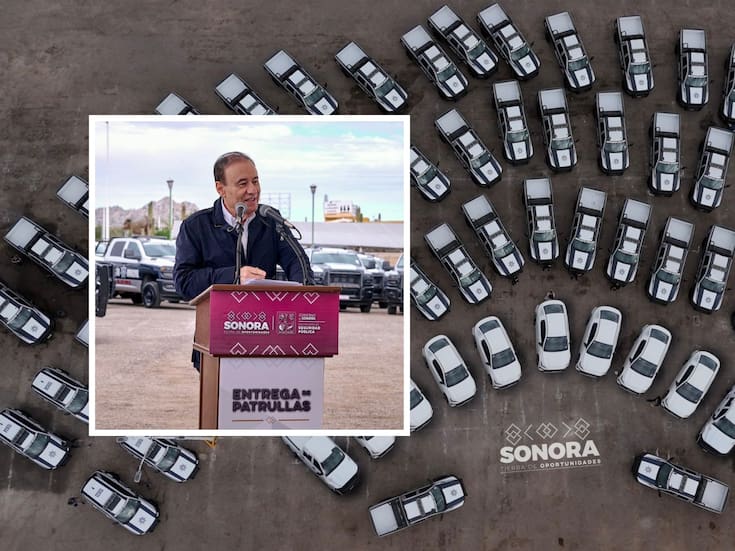Sonora amplía su fuerza policial: patrullas nuevas que fueron entregadas a 21 municipios
