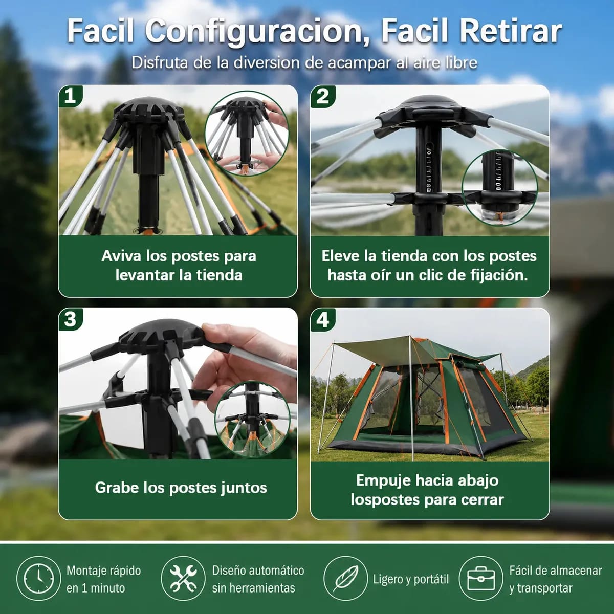 Tienda de campaña automática | Mercado Libre