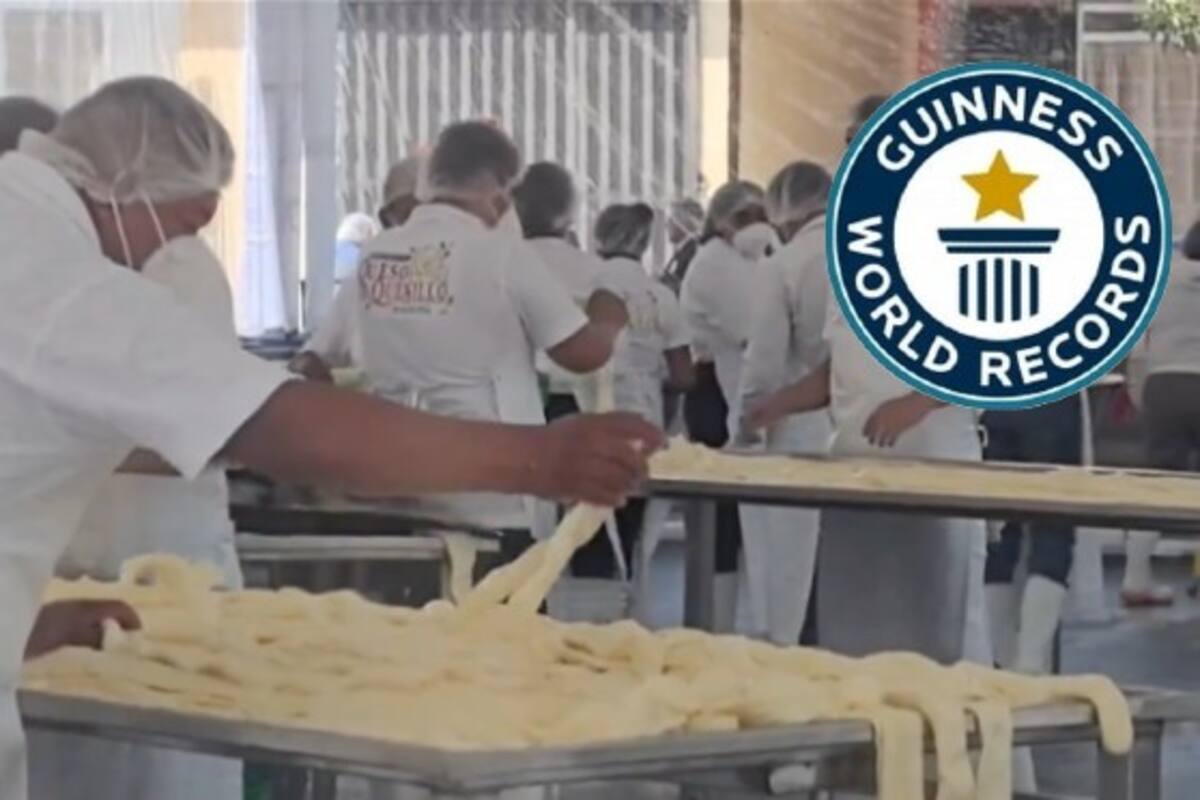 VIDEO: Oaxaca busca elaborar el quesillo más grande del mundo y conseguir Récord Guinness