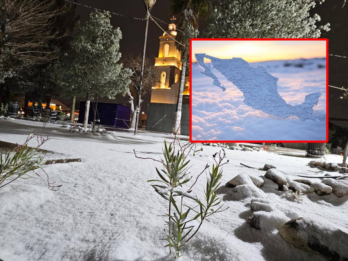 México enfrentará un clima extremo en los próximos días debido a dos frentes fríos que traerán lluvias, vientos fuertes y posible nieve en Sonora, Chihuahua, Durango y Coahuila. | Banco digital GH