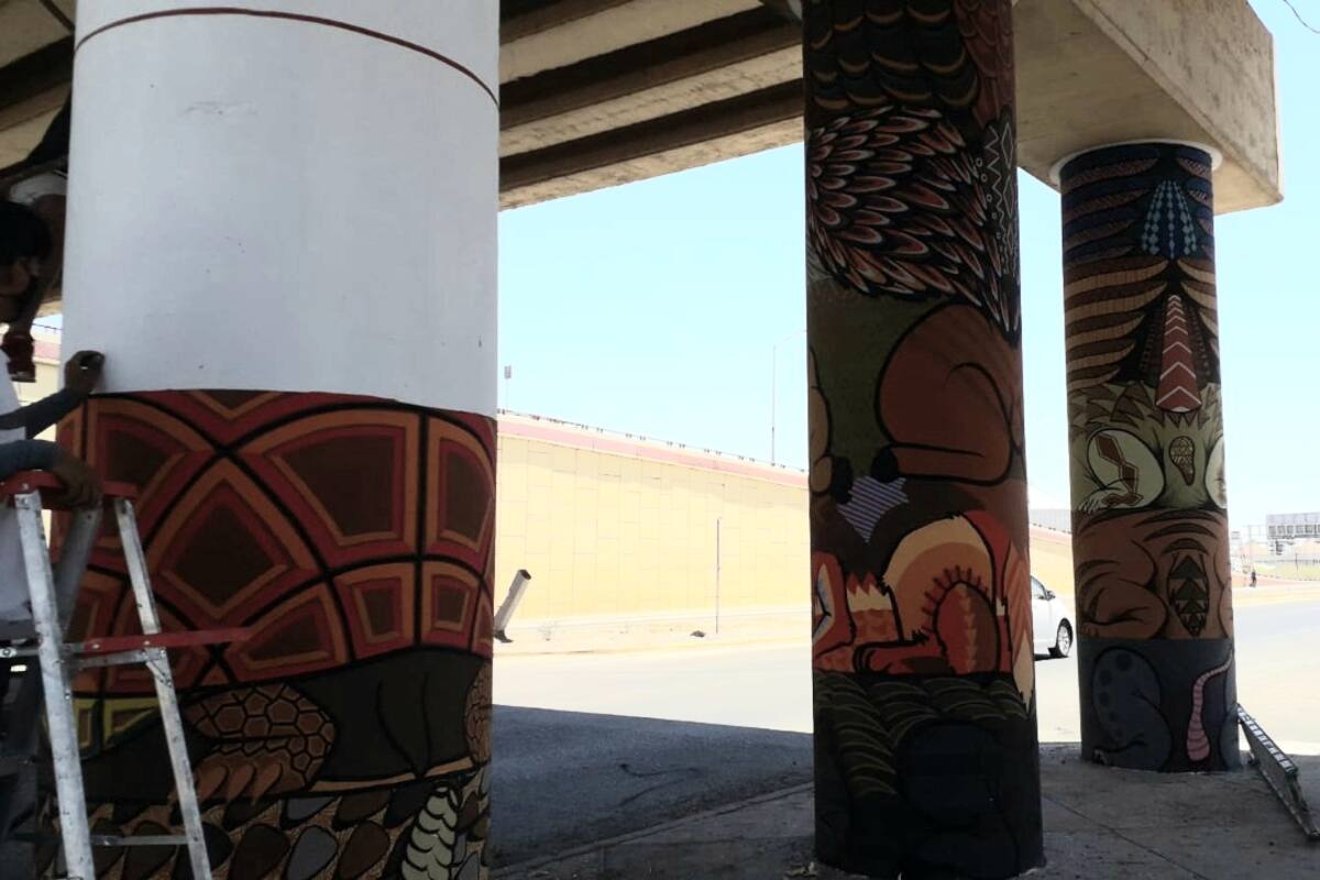 Le dan vida a pilares de puente de Cajeme