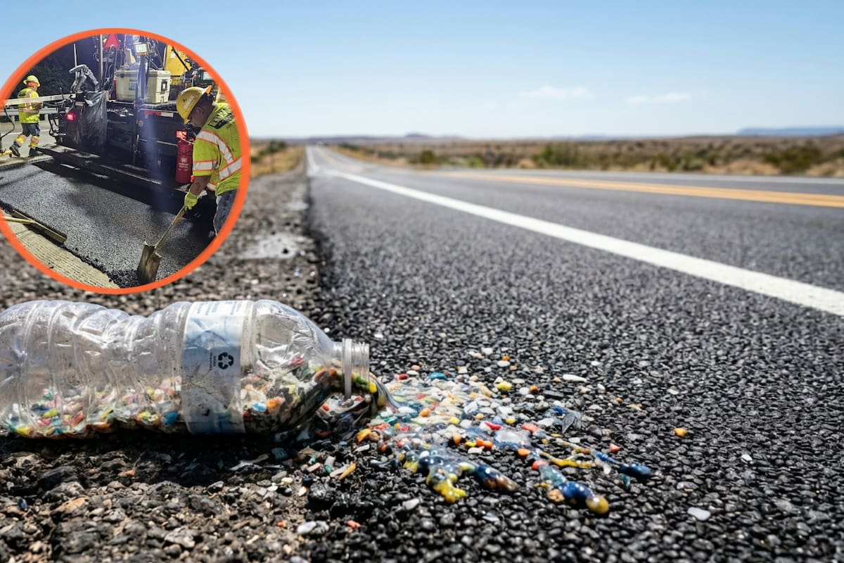 Texas prueba asfalto con plástico reciclado que resiste mejor el calor extremo y el tráfico pesado mientras en otros países los socavones multiplican costos y riesgos viales