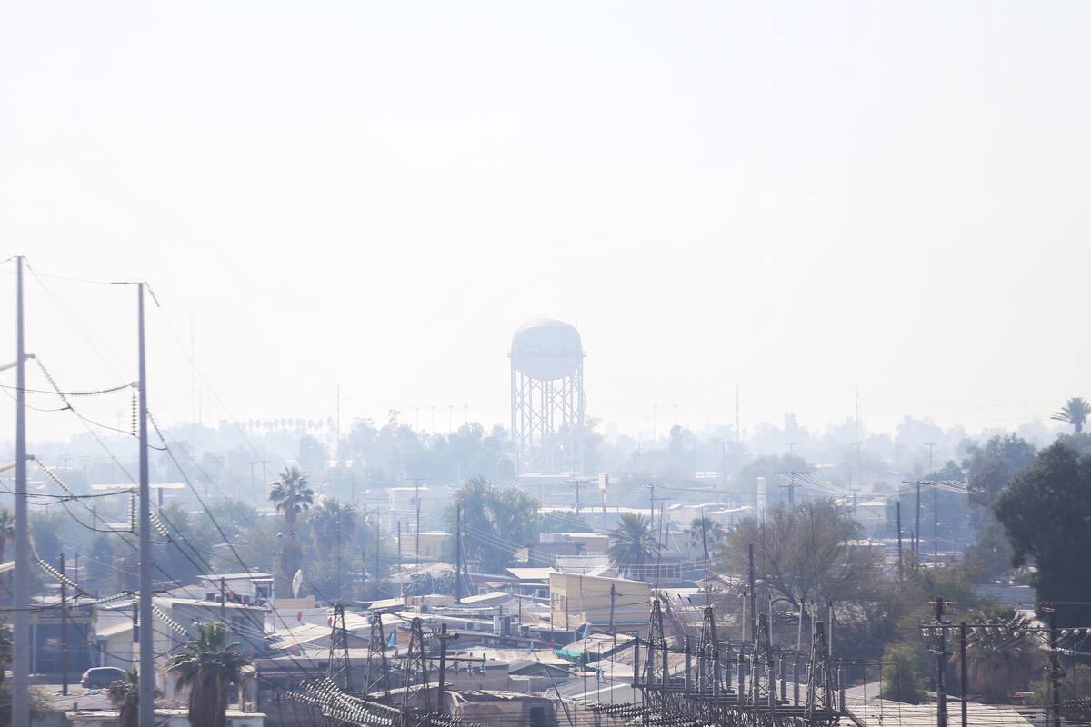 Mexicali amanece en bandera naranja calidad del aire