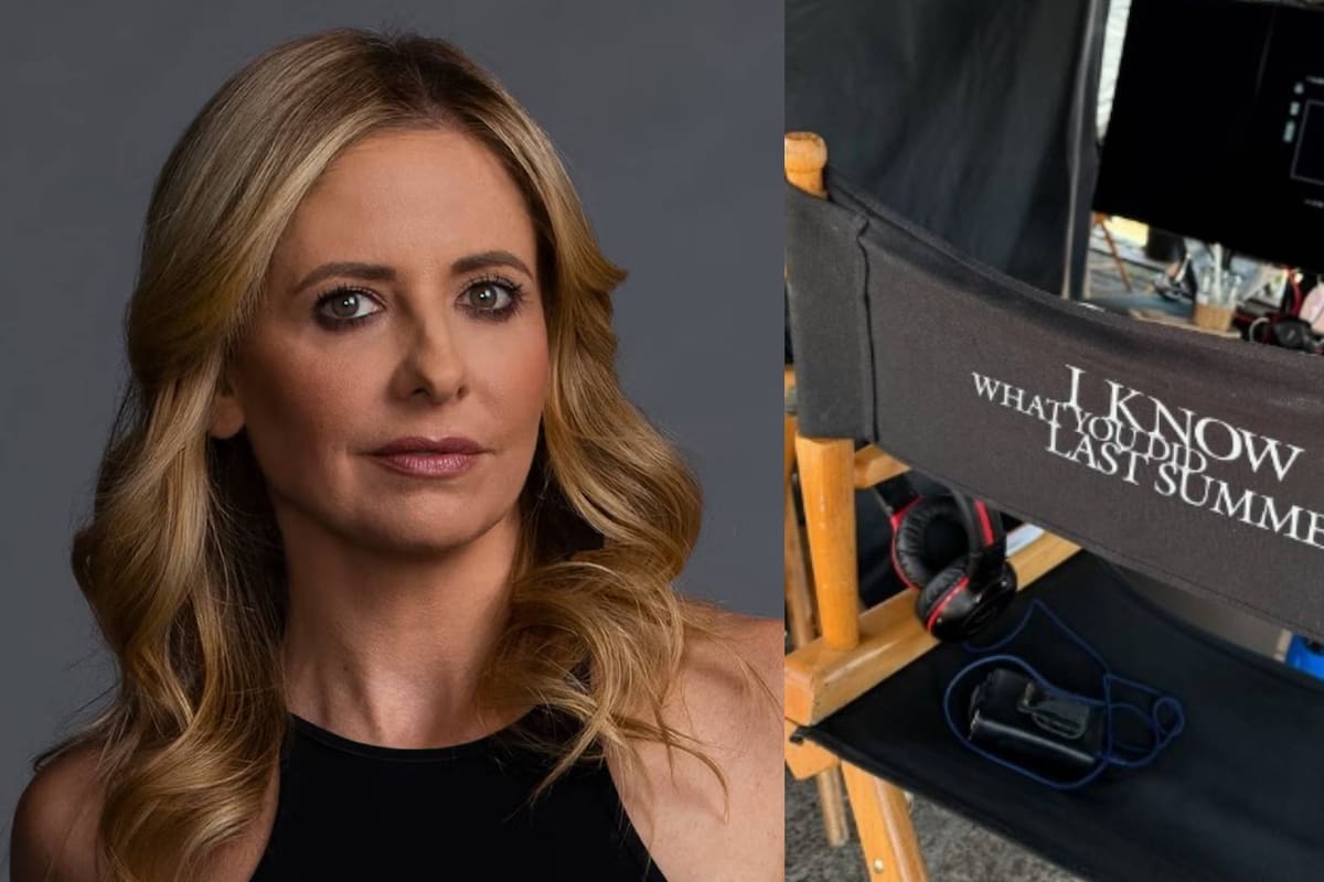 Sarah Michelle Gellar comparte fotografía desde el set de secuela de 'I Know What You Did Last Summer'