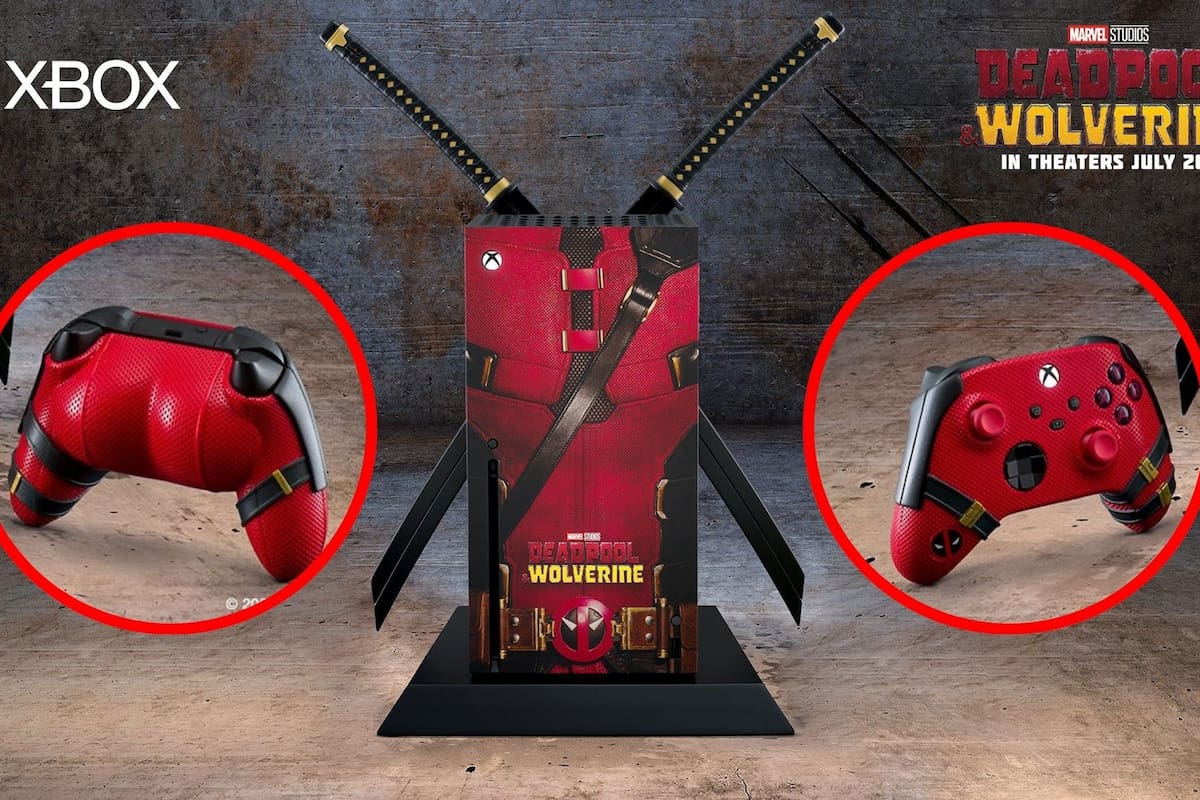 Microsoft anuncia Xbox Series X versión Deadpool con diseño “ergonómico”