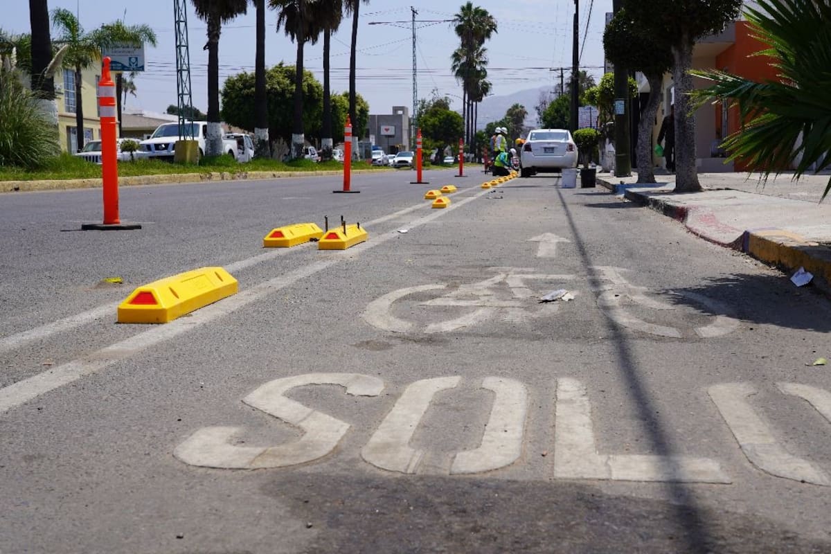 Avanza 40% obra de ciclovía en Ensenada