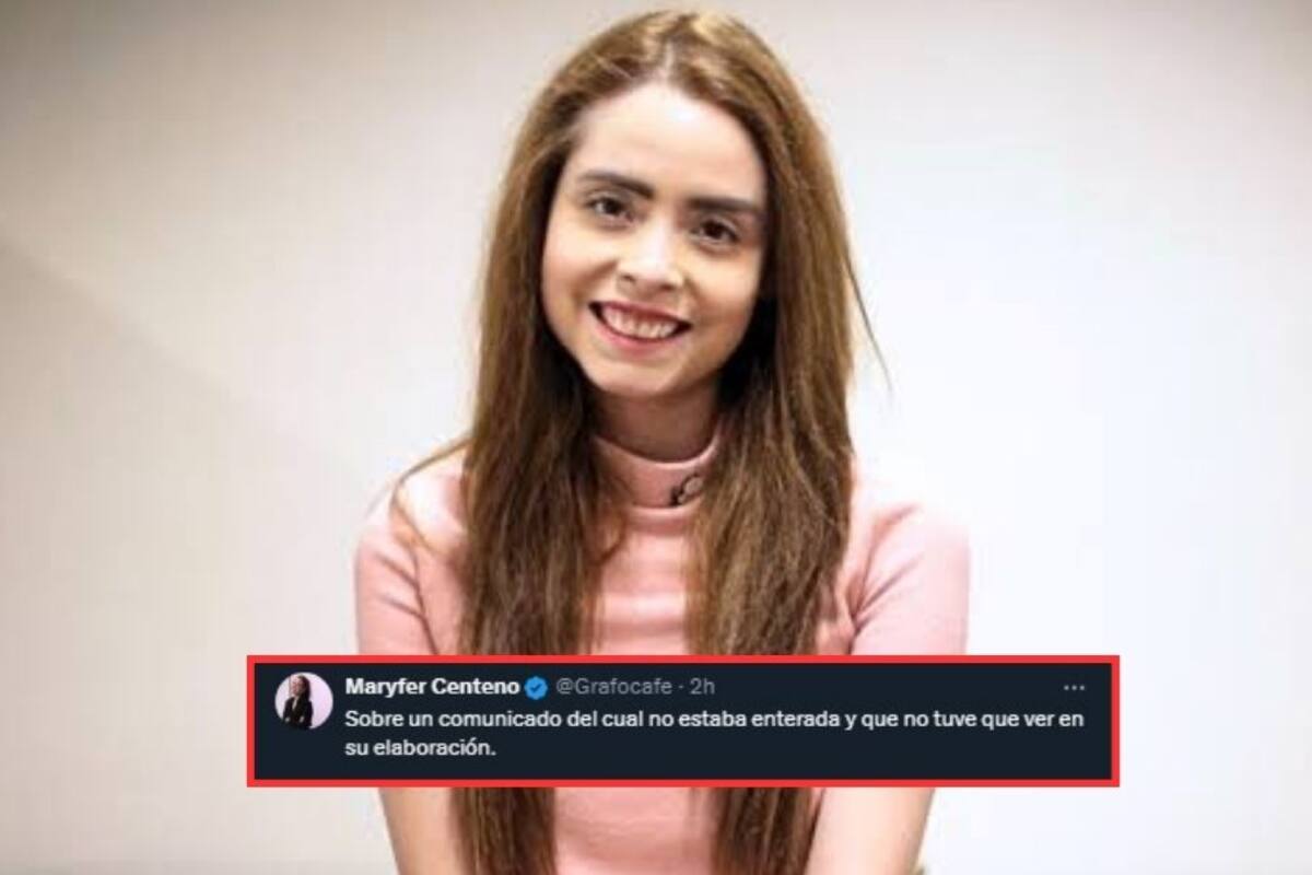 Maryfer Centeno se deslinda del comunicado de colectivos feministas