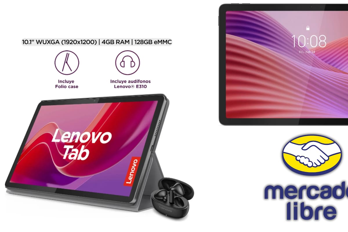 Oferta en Mercado Libre: Tablet Lenovo 10.1 con 54% de descuento