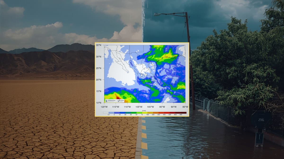 Mientras algunos estados tendrán fuertes lluvias y vientos de hasta 80 km/h por la onda tropical y el nuevo frente frío, otros sufrirán el calor extremo que persiste