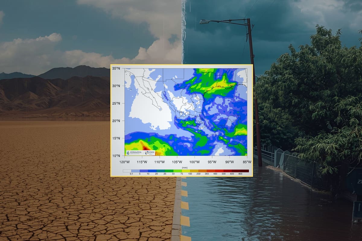Mientras algunos estados tendrán fuertes lluvias y vientos de hasta 80 km/h por la onda tropical y el nuevo frente frío, otros sufrirán el calor extremo que persiste