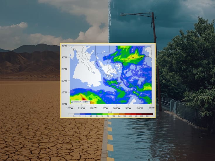 Mientras algunos estados tendrán fuertes lluvias y vientos de hasta 80 km/h por la onda tropical y el nuevo frente frío, otros sufrirán el calor extremo que persiste