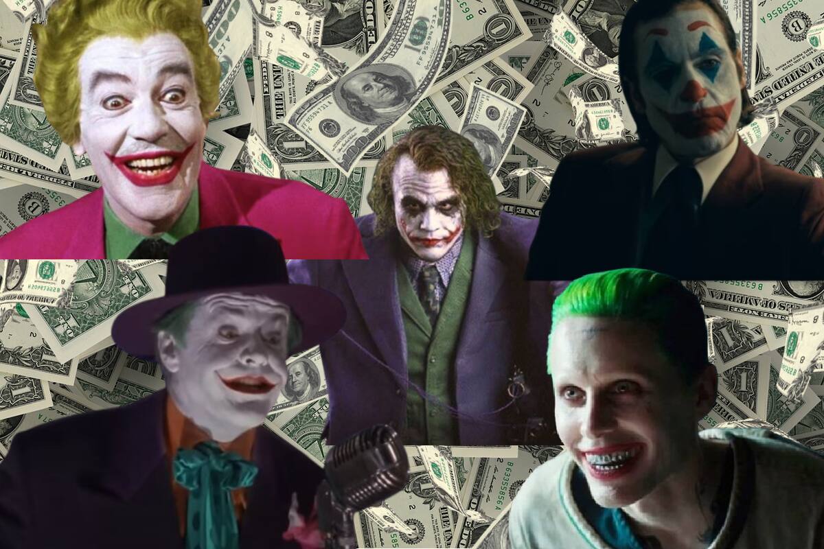 ¿Cuál de todos los Joker ha  sido el mejor pagado? Descubre los salarios de los más icónicos