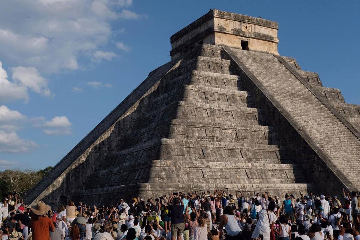 Equinoccio de primavera: Miles disfrutan fenómeno en Chichén Itzá