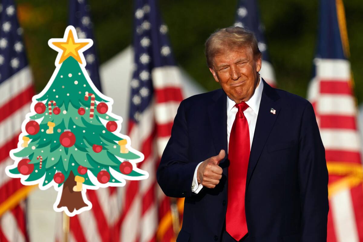 ¿Una estrategia de campaña? El regalo ideal de Navidad para Donald Trump