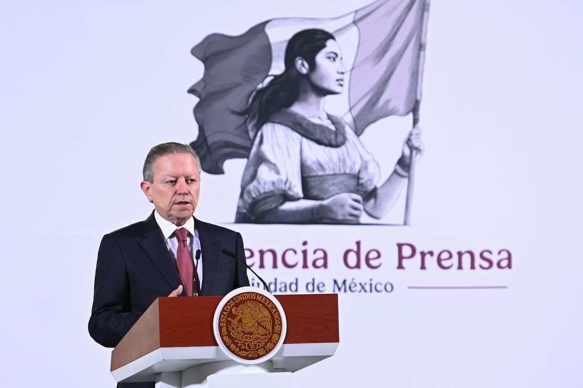 Arturo Zaldívar en la mañanera del Pueblo de Claudia Sheinbaum Pardo. | Crédito: Presidencia