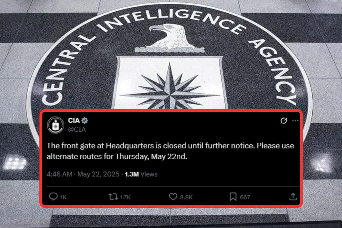 Mujer baleada tras negarse a obedecer órdenes en puesto de control en sede central de la CIA