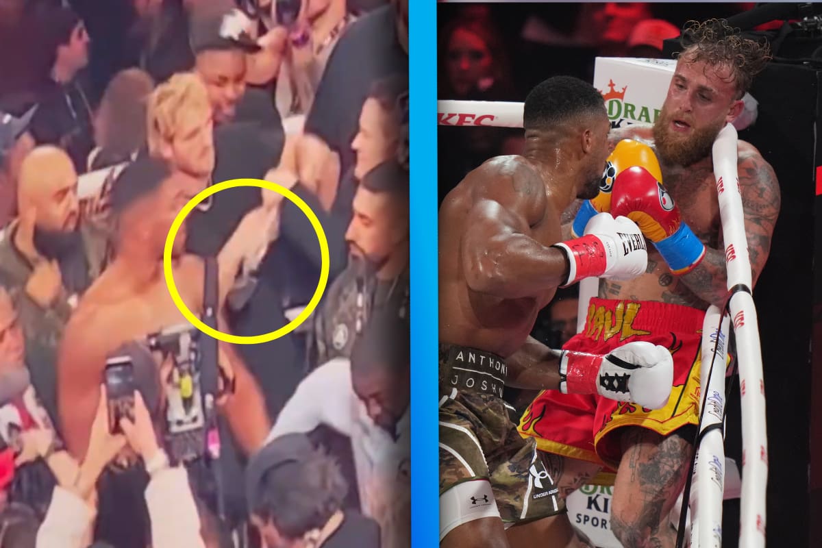 VIDEO: Logan Paul intentó quitarte una cadena valuada en 500 mil dólares a Anthony Joshua