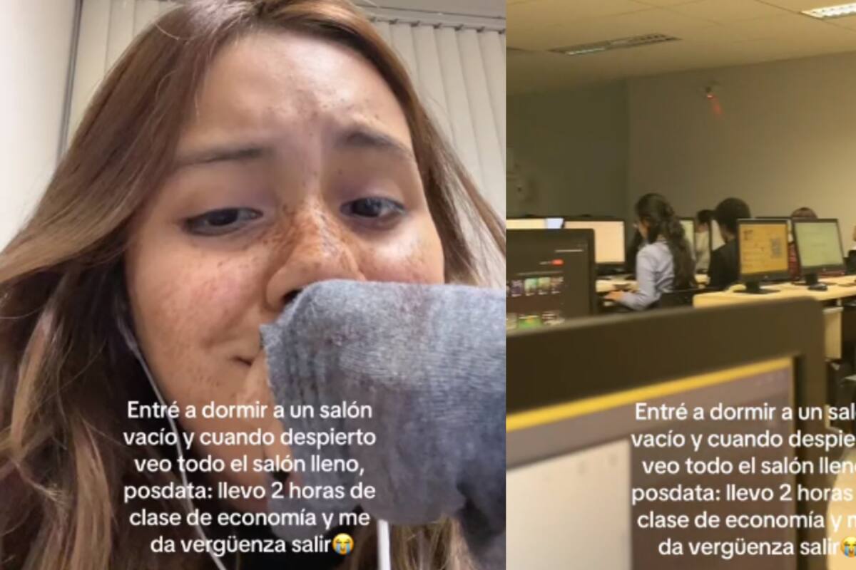 Joven entra a un aula vacía para dormir una siesta, ¡pero despierta en media clase con un grupo desconocido!
