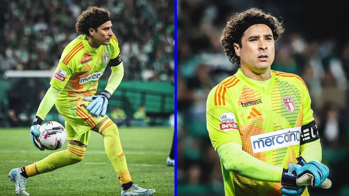 Guillermo Ochoa recibió cinco goles ante el Porto. /Fotos: Instagram @Yosoy8a.