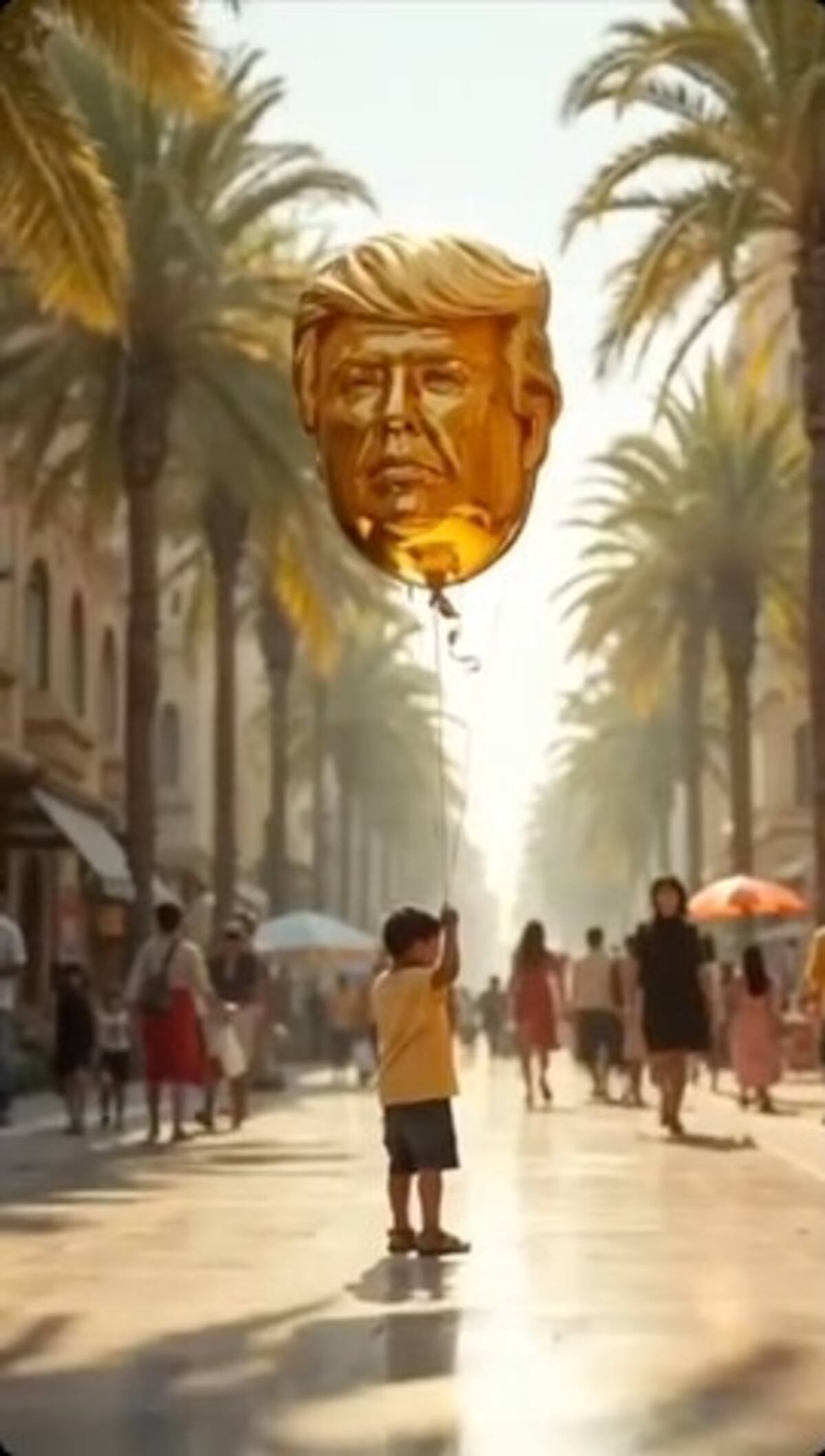 La visión de Trump para Franja de Gaza. | Crédito: Truth Social @realDonaldTrump