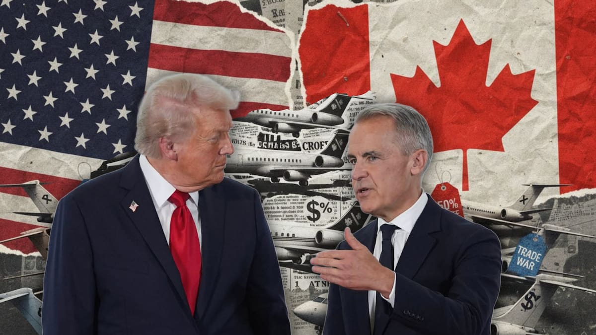 Trump amenaza con imponer arancel de 50% a aviones canadienses vendidos en EE.UU. por el bloqueo de Canadá a la certificación de aeronaves estadounidenses