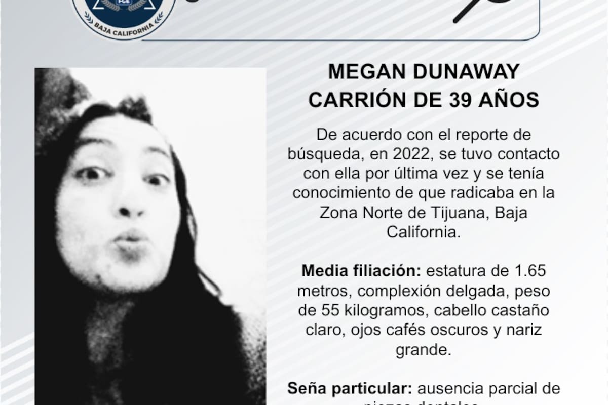 Se busca Megan Dunaway Carrión de 39 años