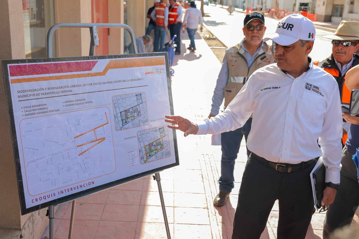 Avance del 14% en obras y tramos urbanos de Hermosillo, informa Sidur