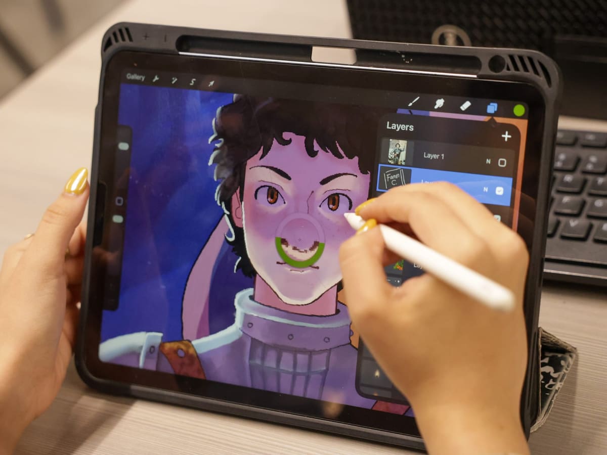 La joven aseguró que el arte y la animación siguen necesitando sensibilidad, creatividad y personas dispuestas a contar historias.│Foto: Javier Gallegos