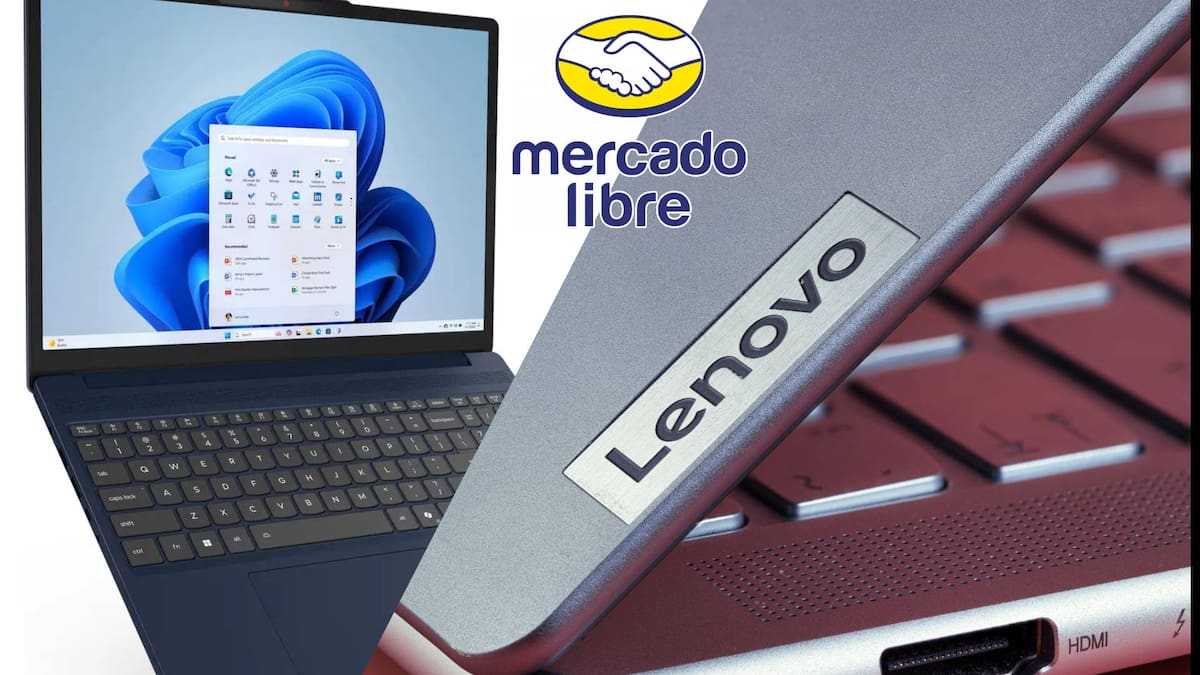Mercado Libre baja a 14,499 pesos la laptop Lenovo IdeaPad Slim 3 con Intel Core i5, 24 GB de RAM y SSD de 1 TB