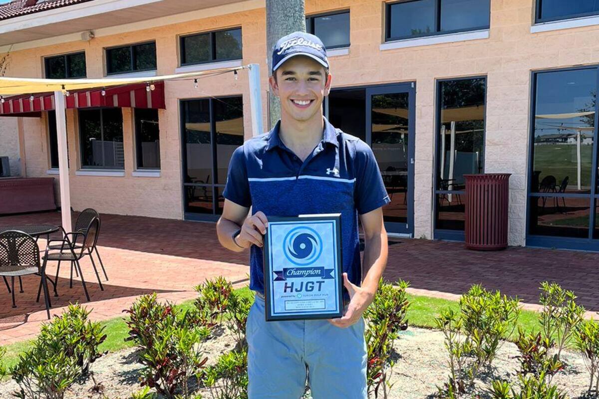 Sonorense Jorge Parada triunfa en torneo de golf en Florida