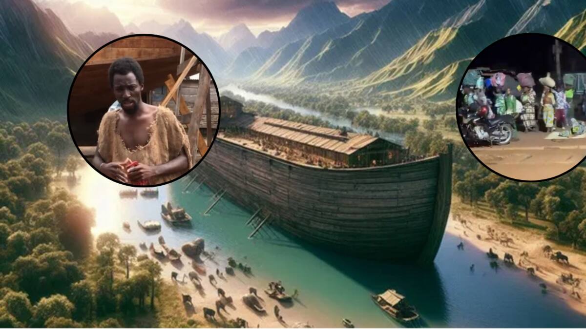 Cuenta regresiva al 25 de diciembre: Ebo Noah, el hombre al que llaman el “Noé moderno”, asegura que mañana comenzará un diluvio universal; ha construido casi 10 arcas para salvar a miles y afirma que animales ya llegan por su cuenta