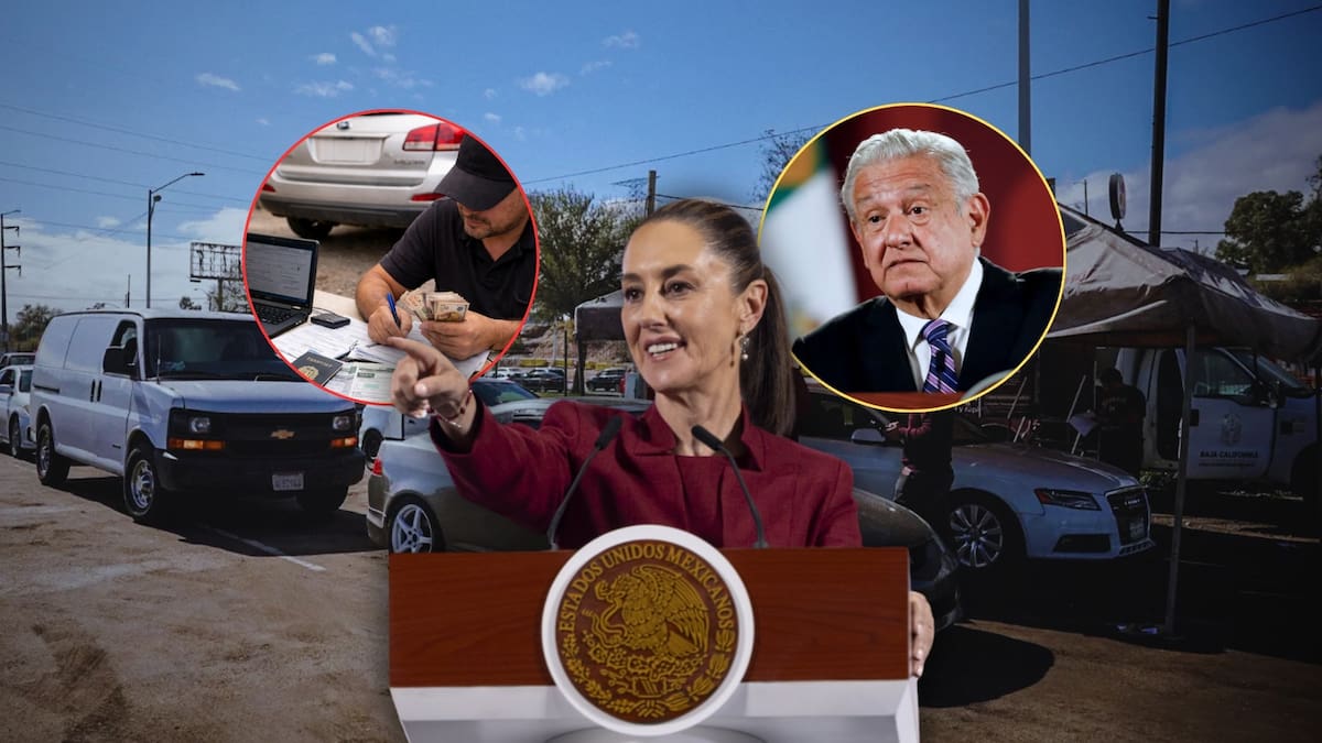 Luego de que Sheinbaum canceló el programa de autos “chocolate” de AMLO y dejó 2 millones fuera, se abrió la puerta al negocio de intermediarios que cobran hasta 20 mil pesos, por lo que propusieron un nuevo decreto para regularizar vehículos extranjeros