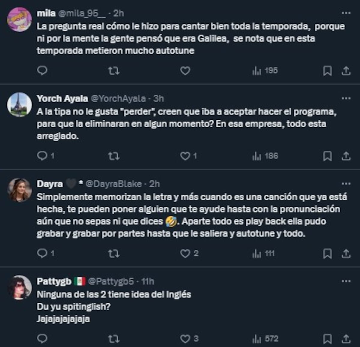 Critican el triunfo de Galilea Montijo en "¿Quién es la Máscara?" / Cuenta de X: @TuTiaSandra