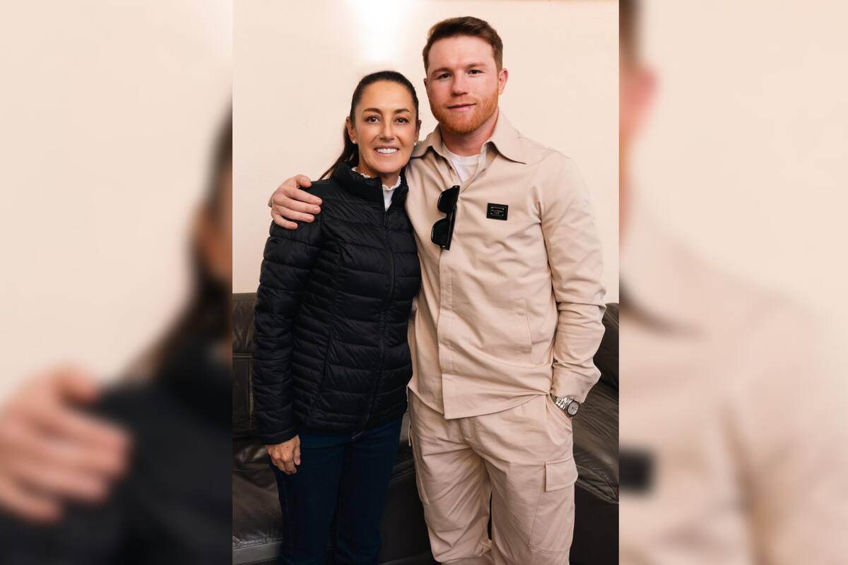 Claudia Sheinbaum se reune con Saúl “El Canelo” Álvarez y lo destaca como un “Orgullo Mexicano”
