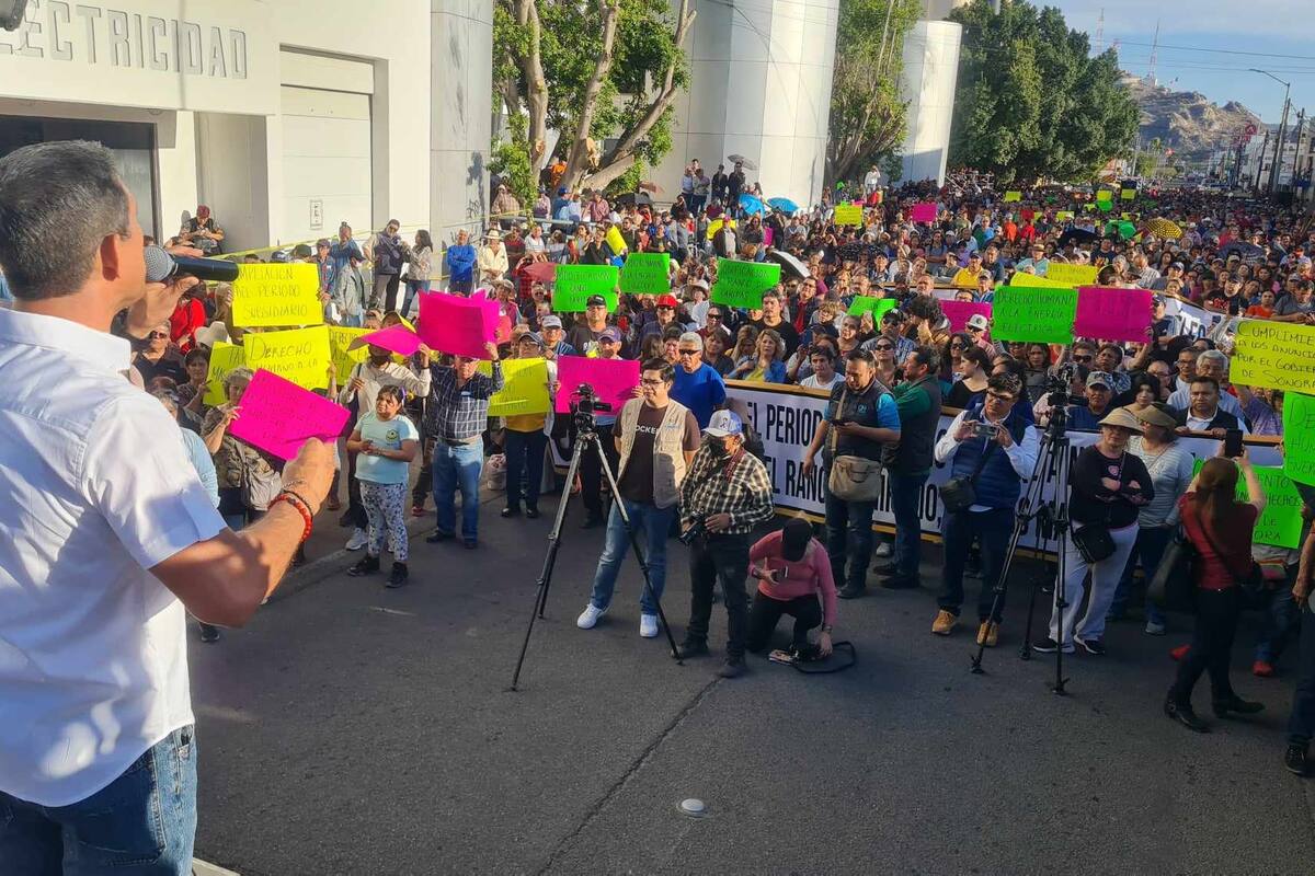 Unión de Usuarios realiza marcha mitin