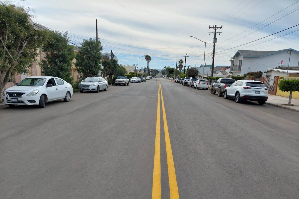 Rehabilitan Avenida Gastélum en Ensenada