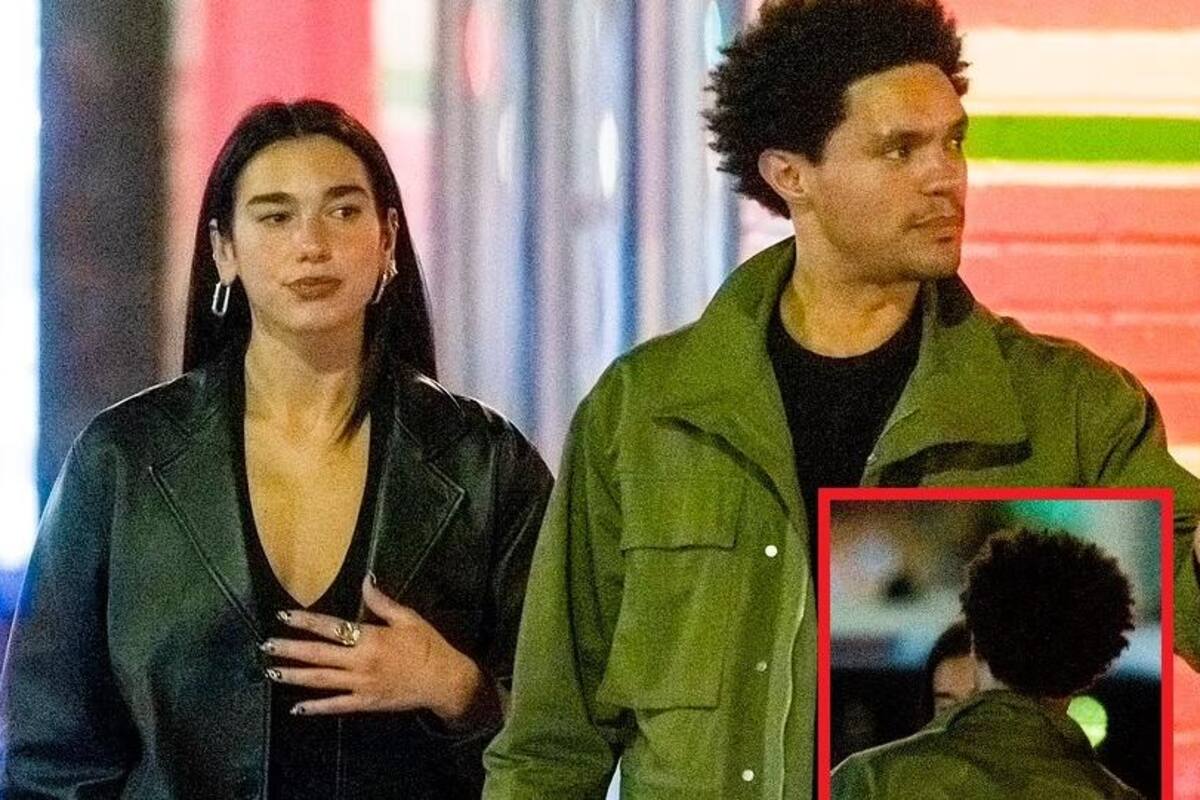 Dua Lipa es captada besando a Trevor Noah en una cita romántica