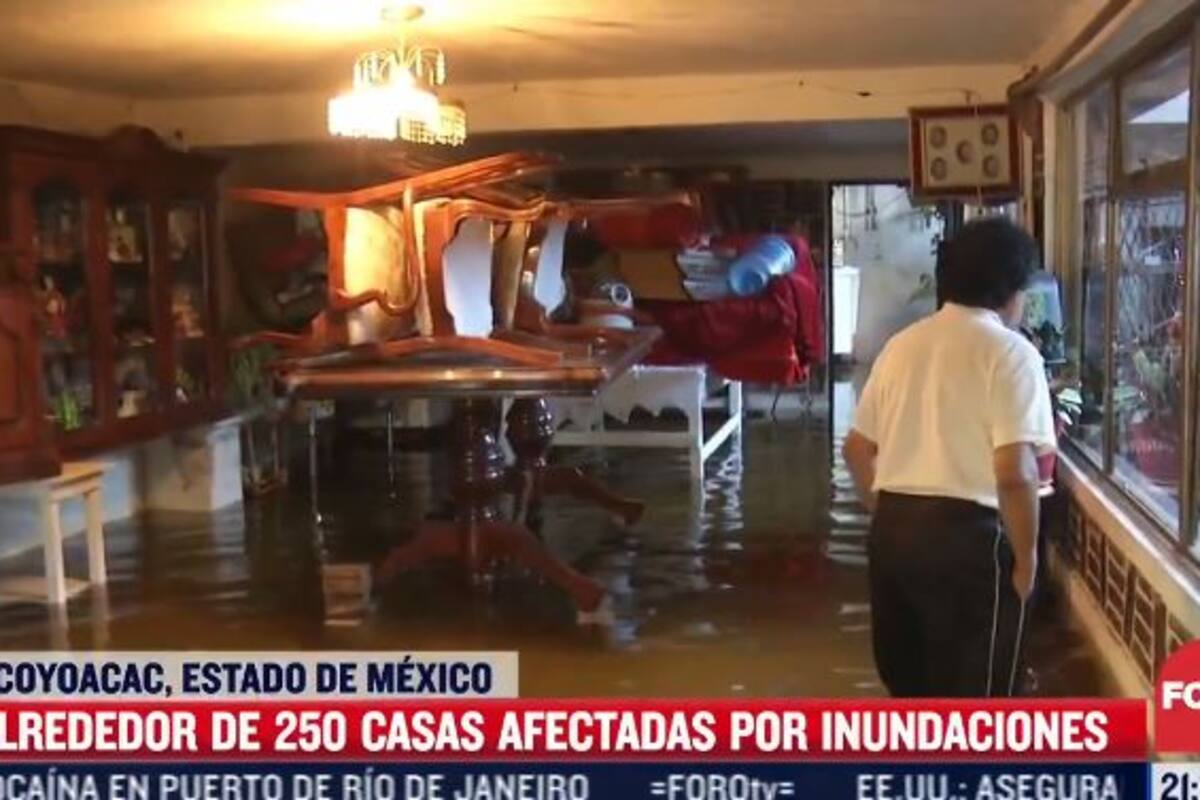 Ocoyoacac: Lluvias dejan afectaciones en hogares de 250 familias