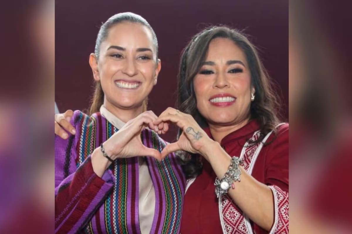 Senadora Simey Olvera llevó a imitadora de Sheinbaum a su informe y la quitan de la Mesa Directiva
