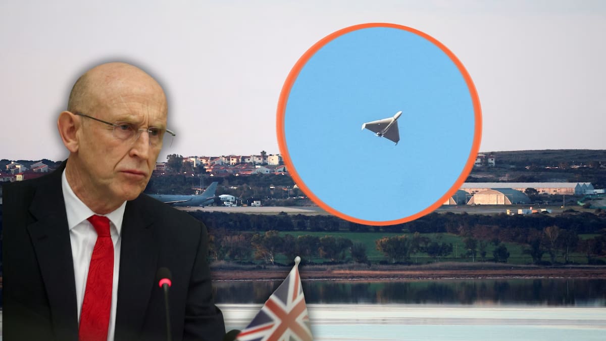 El Ministerio de Defensa del Reino Unido confirmó que el dron que impactó la base RAF Akrotiri en Chipre no fue lanzado desde Irán y activó despliegue aéreo y naval tras daños mínimos sin heridos