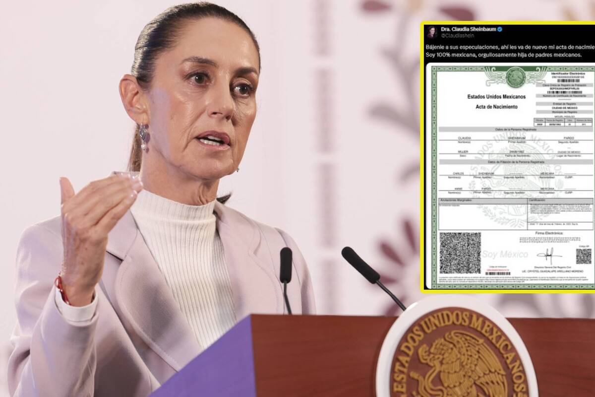 ¿Cómo surgió la duda que Claudia Sheinbaum no era mexicana y que se viralizó en redes?