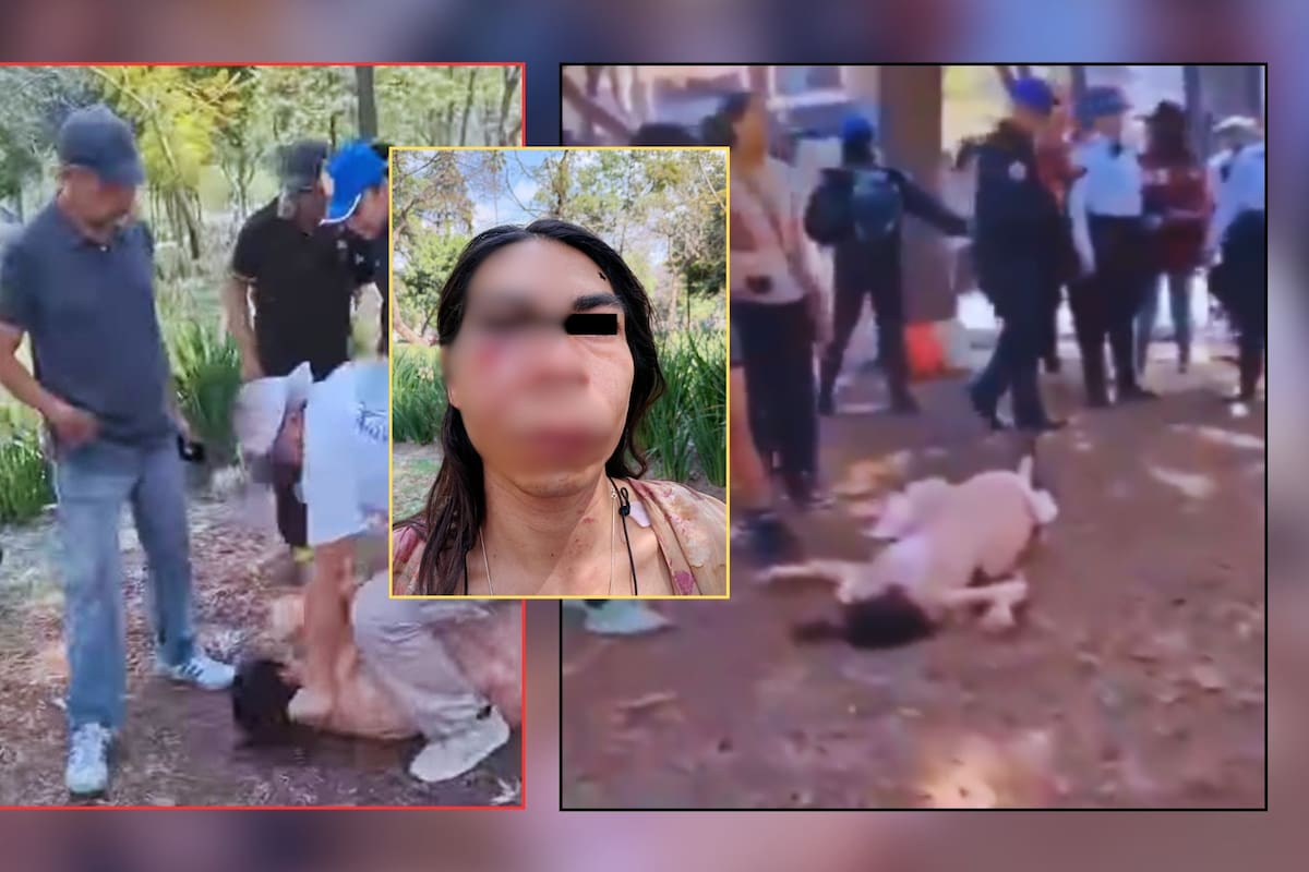 “No es vieja, es un wey”: Mujer trans fue brutalmente golpeada por dos funcionarios en la CDMX; difunden VIDEO de la agresión señalando transfobia y piden justicia