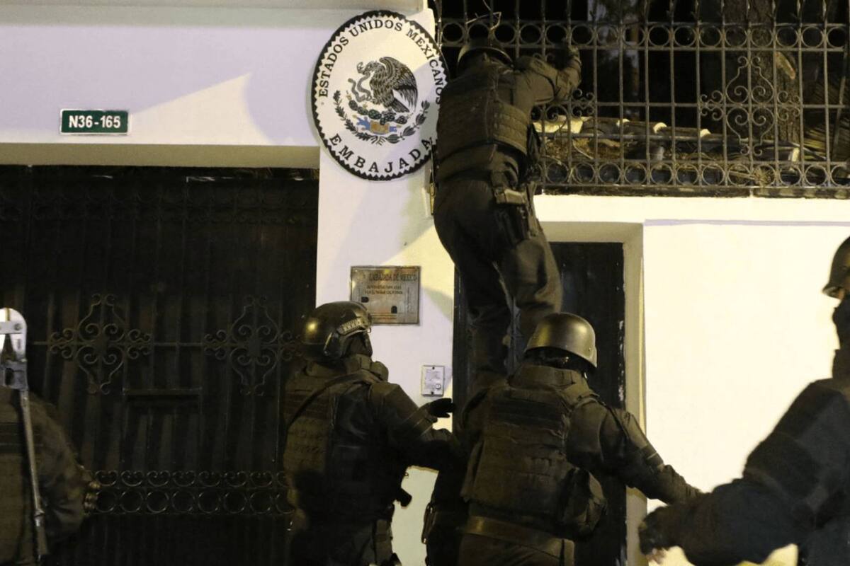 Unión Europea condena allanamiento de la embajada de México en Ecuador