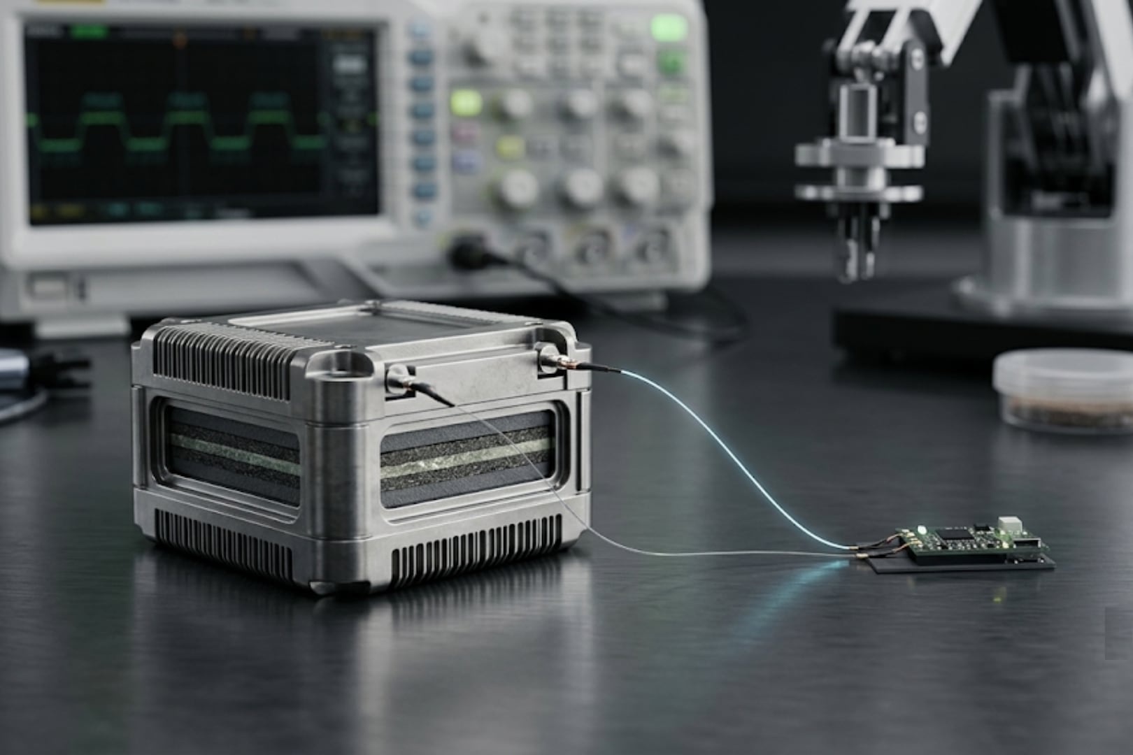 El dispositivo utiliza la desintegración del carbono-14 para generar una pequeña cantidad de electricidad de forma continua. Foto: Pexels