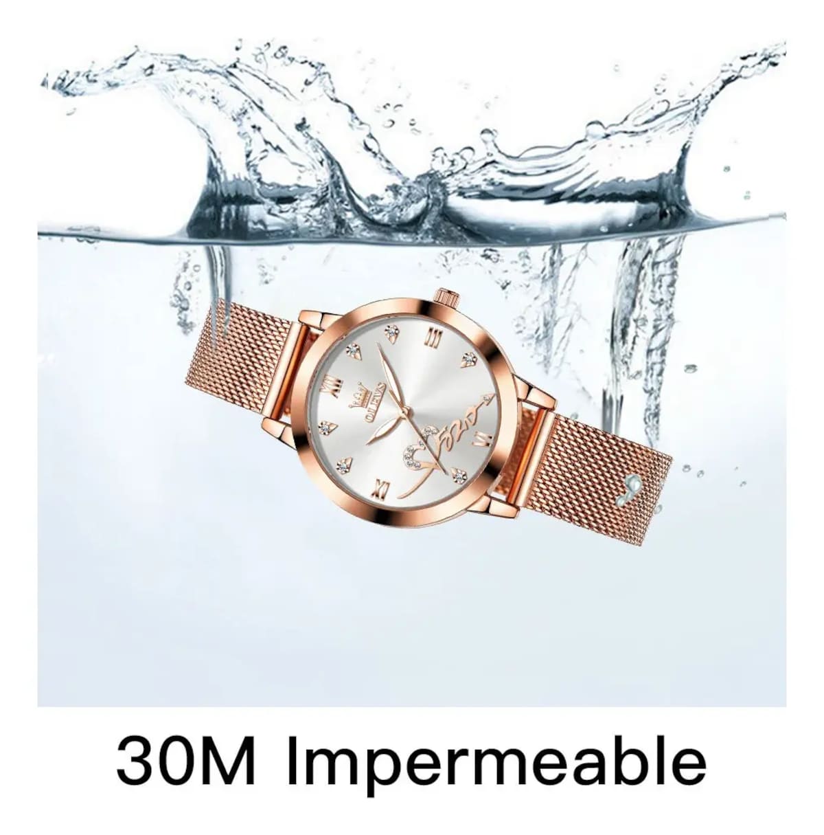 Set de joyería y reloj para mujer de la marca Olevs | Mercado Libre