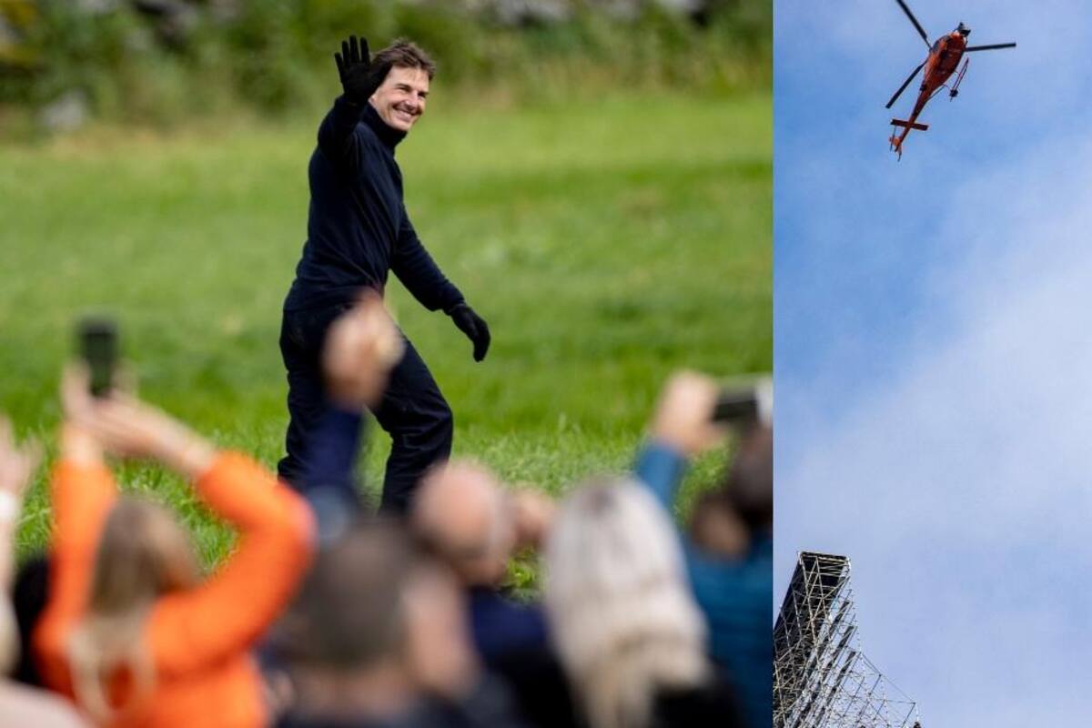 Con salto al vacío Tom Cruise retoma rodaje de ‘Misión Imposible 7’